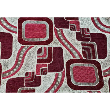 Polyester Jacquard Chenille Stoff für Sofa -Abdeckung
